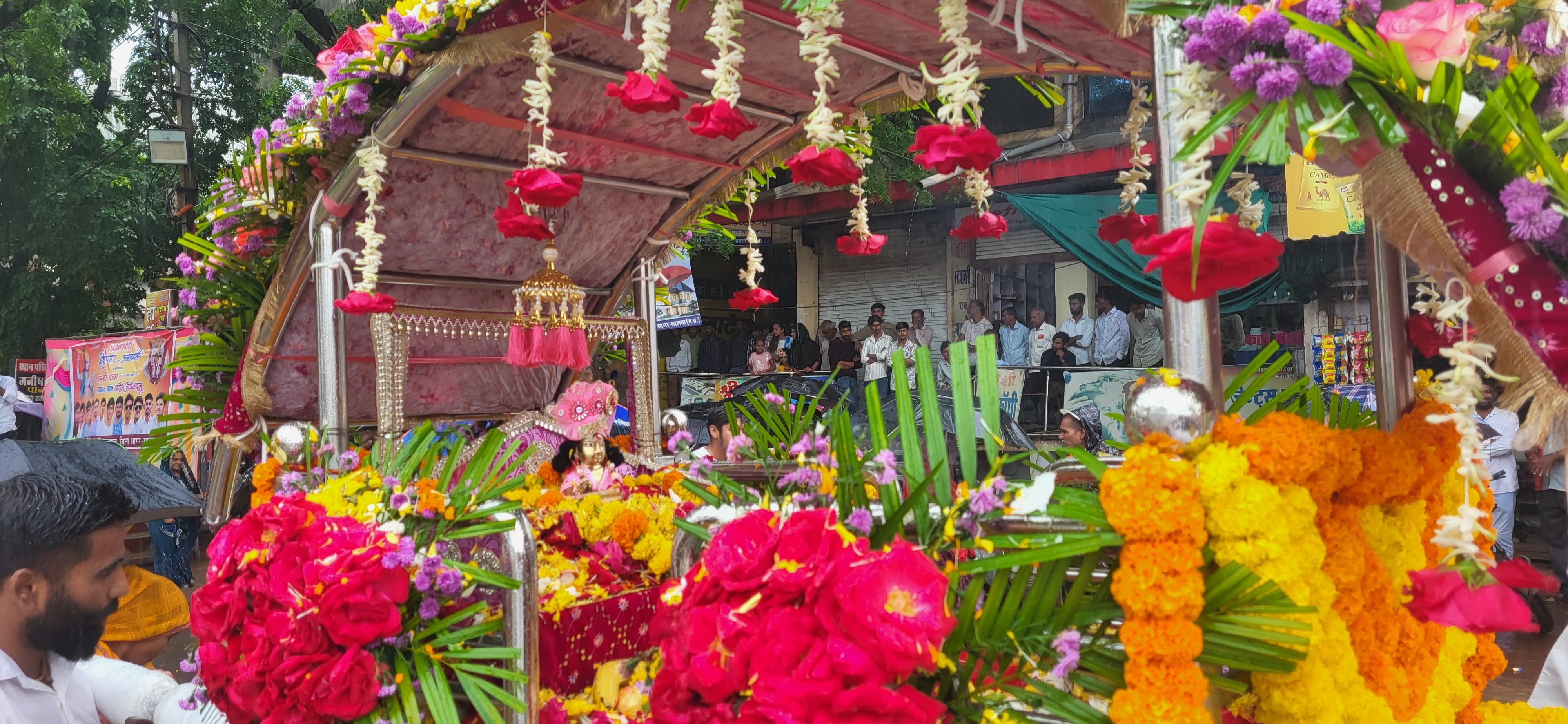 पालकी में विराजित बालगोपाल