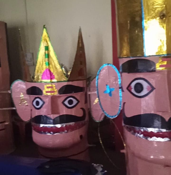 51 फीट ऊंचे रावण का होगा दहन  तलवार लहराकर युद्ध के लिए ललकारेगा रावण, पलकें झपकाने वाला होगा पुतला