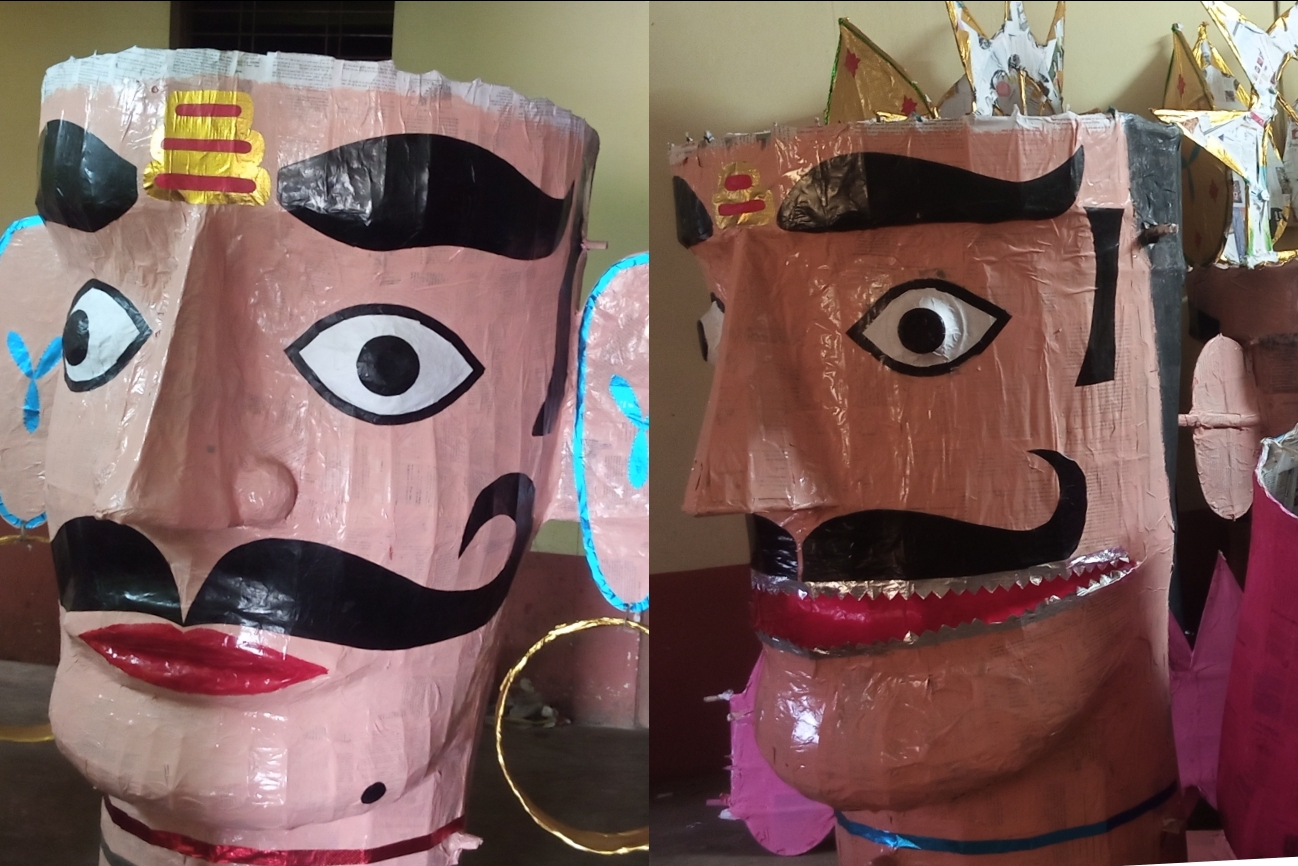 दशहरा उत्सव की तैयारियां शुरू, रावण, मेघनाद,और कुम्भकर्ण के पुतलों का होगा दहन