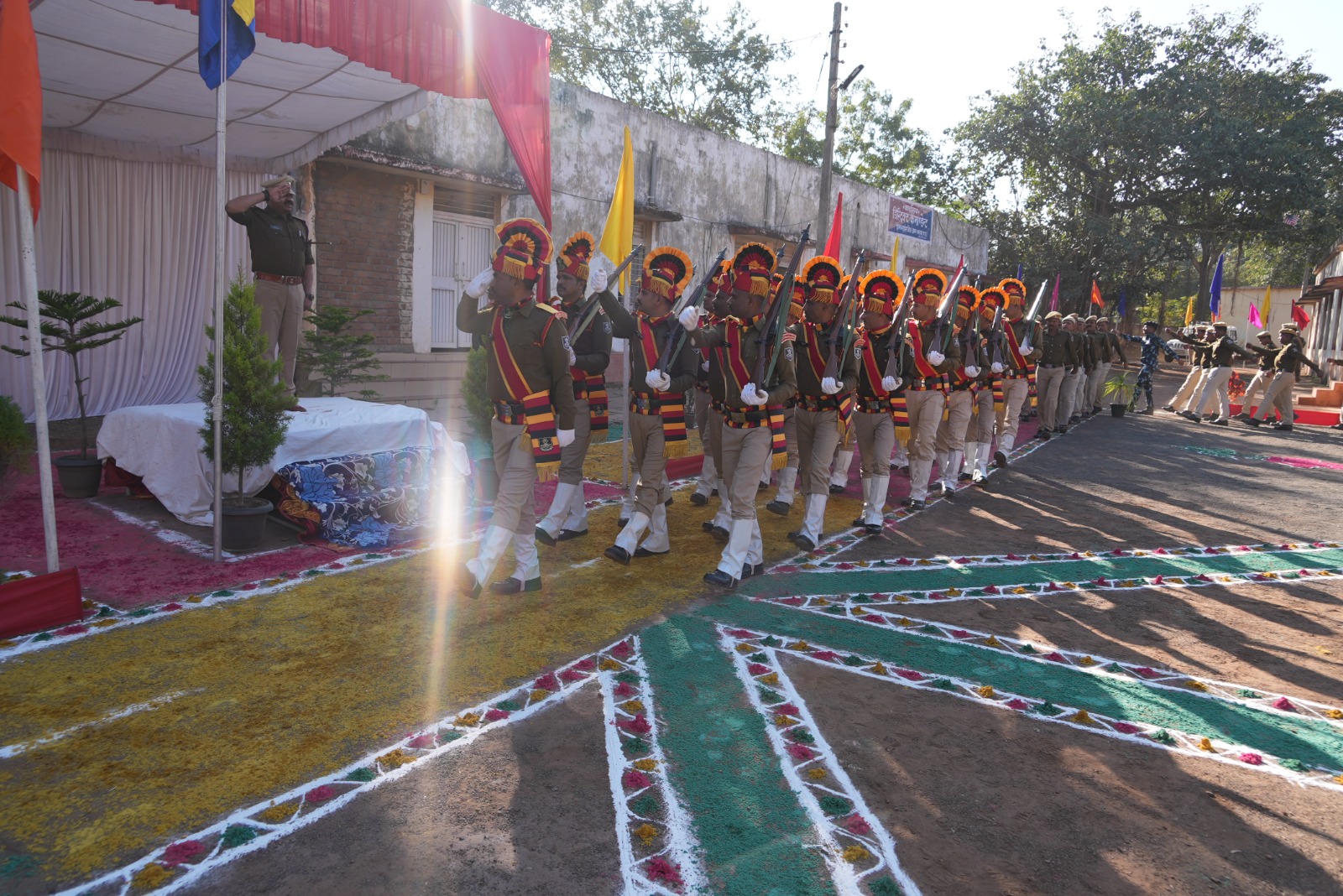 होमगार्ड कार्यालय का वार्षिक निरीक्षण संपन्न 