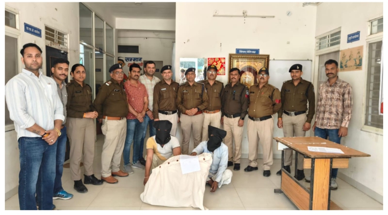 गेहूँ की आड़ में उगाई जा रही थी गांजा फसल — नलखेड़ा थाना की बड़ी कार्रवाई, 227 पौधे जब्त