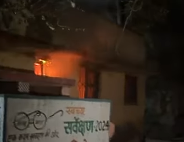 सुसनेर नगर परिषद कार्यालय में भीषण आग, मची अफरा-तफरी