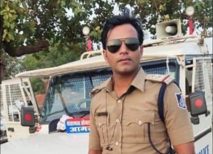   यातायात थाना प्रभारी आगर सूबेदार जगदीश यादव।